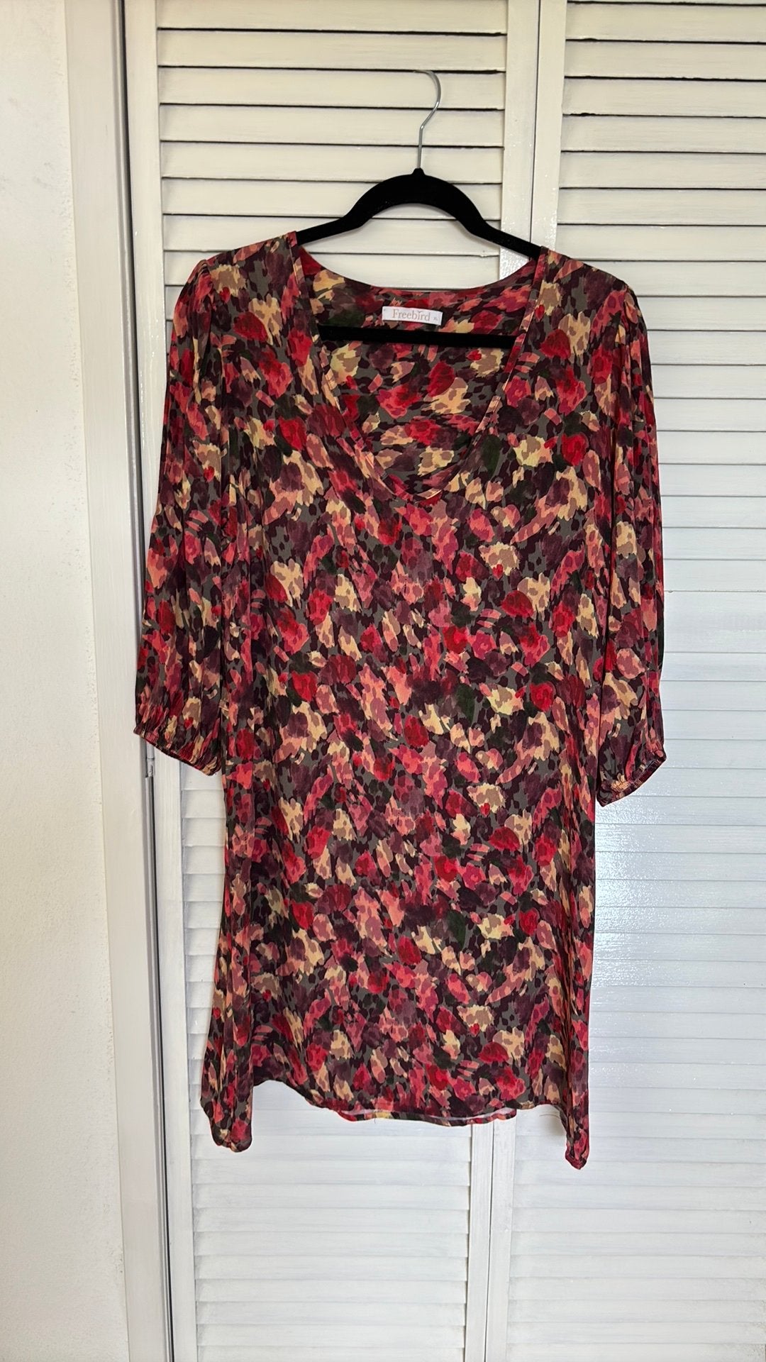 Freebird jurk maat XL, Ophalen of Verzenden, Zo goed als nieuw, Maat 46/48 (XL) of groter, Onder de knie