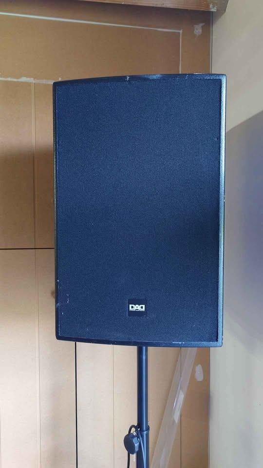 2x DAD fusion 15 p, Zo goed als nieuw, 120 watt of meer, Stereo, Ophalen