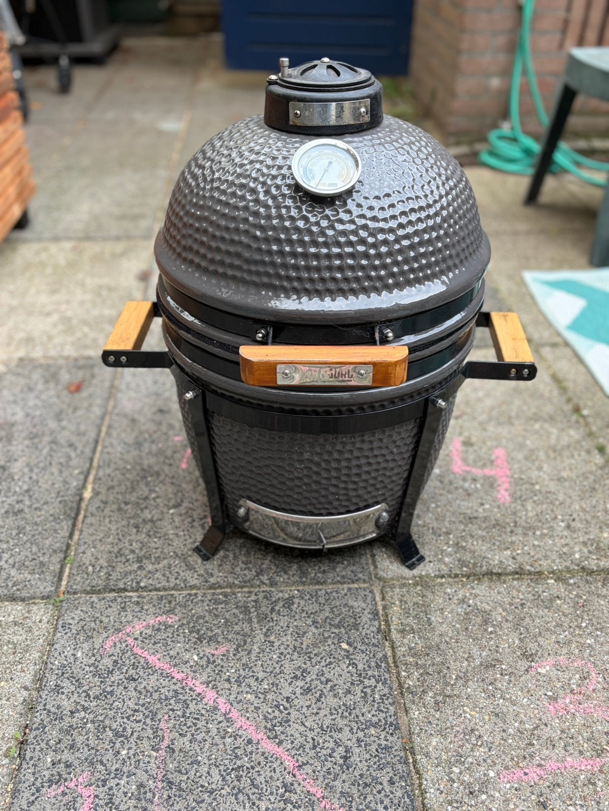 Grill Guru Compact Kamado, Tuin en Terras, Ophalen, Gebruikt, Met accessoires