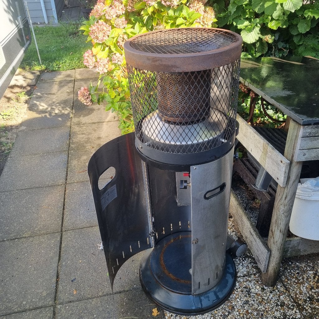 Enders Polo 2.0 RVS Terrasverwarming., Ophalen, Draaibaar, Gebruikt, Vloer