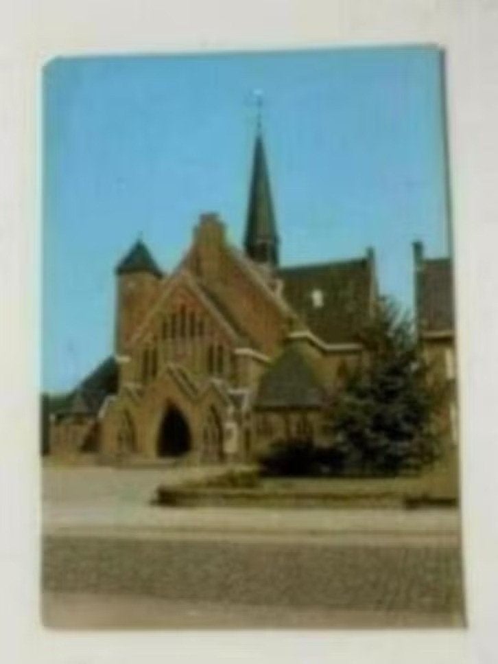 Hoeven , R.K. Kerk St. Jan de Doper, Ophalen of Verzenden, 1980 tot heden, Gelopen, Gebouw