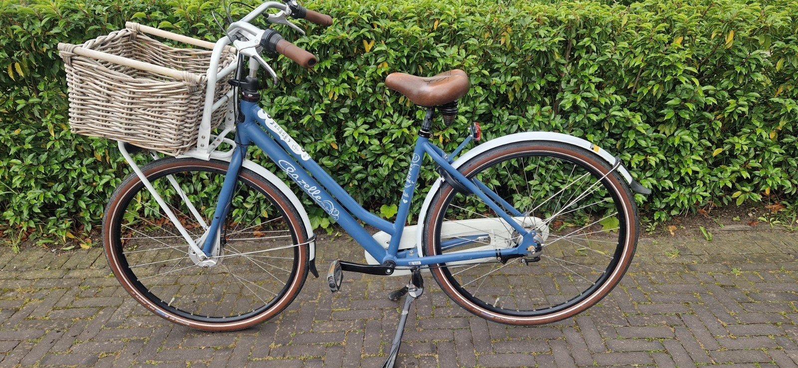 Gazelle Miss Grace damesfiets met mand, Fietsen en Brommers, Fietsen | Dames | Damesfietsen, Ophalen, Gebruikt, 47 tot 50 cm, Versnellingen
