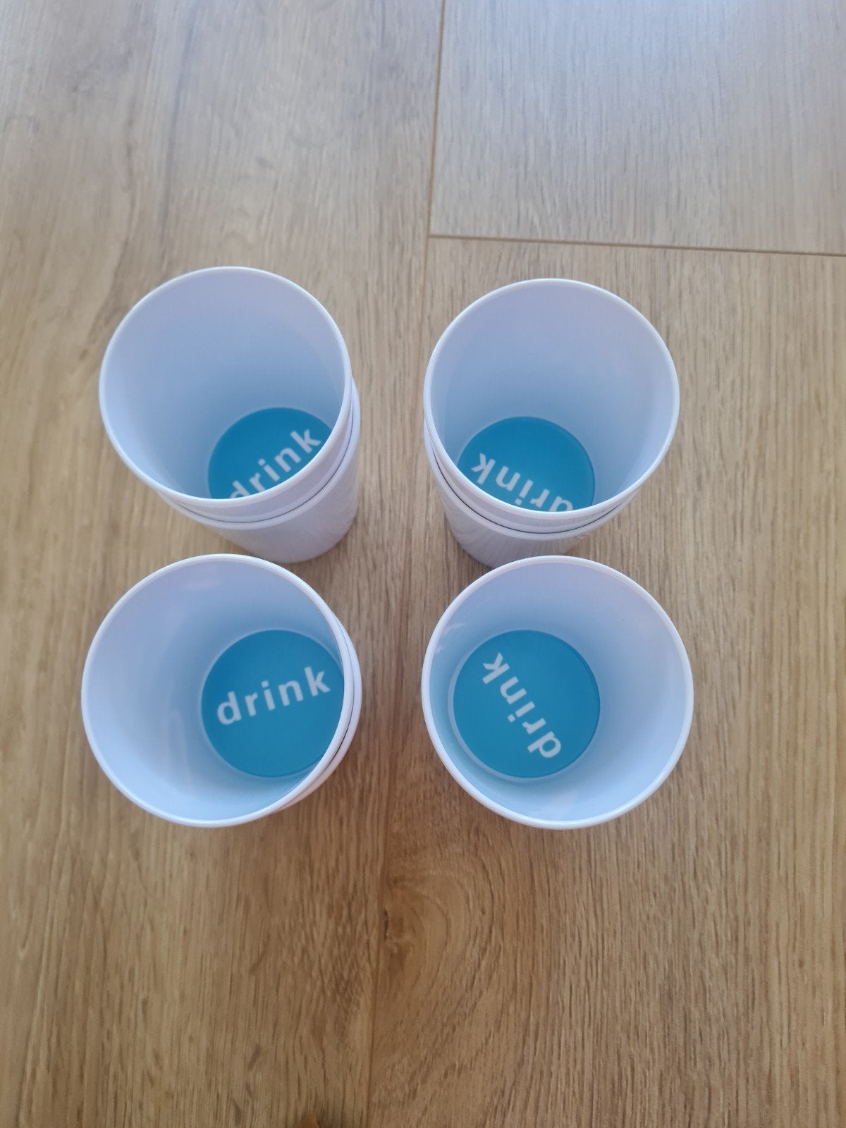 8 pt. original drinkbekers ideaal voor kamperen, Ophalen of Verzenden, Zo goed als nieuw
