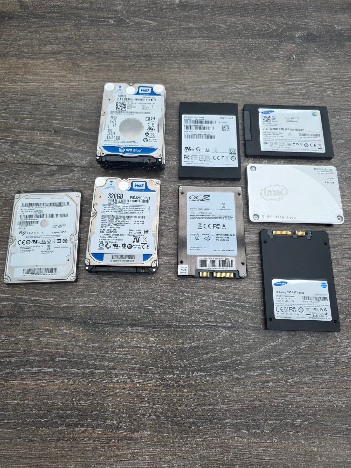 Diverse SSD's en HDD's tekoop, Computers en Software, Harde schijven, Ophalen, Intern, Server, Samsung, Intel, SanDisk, Western Digital, Seagate
