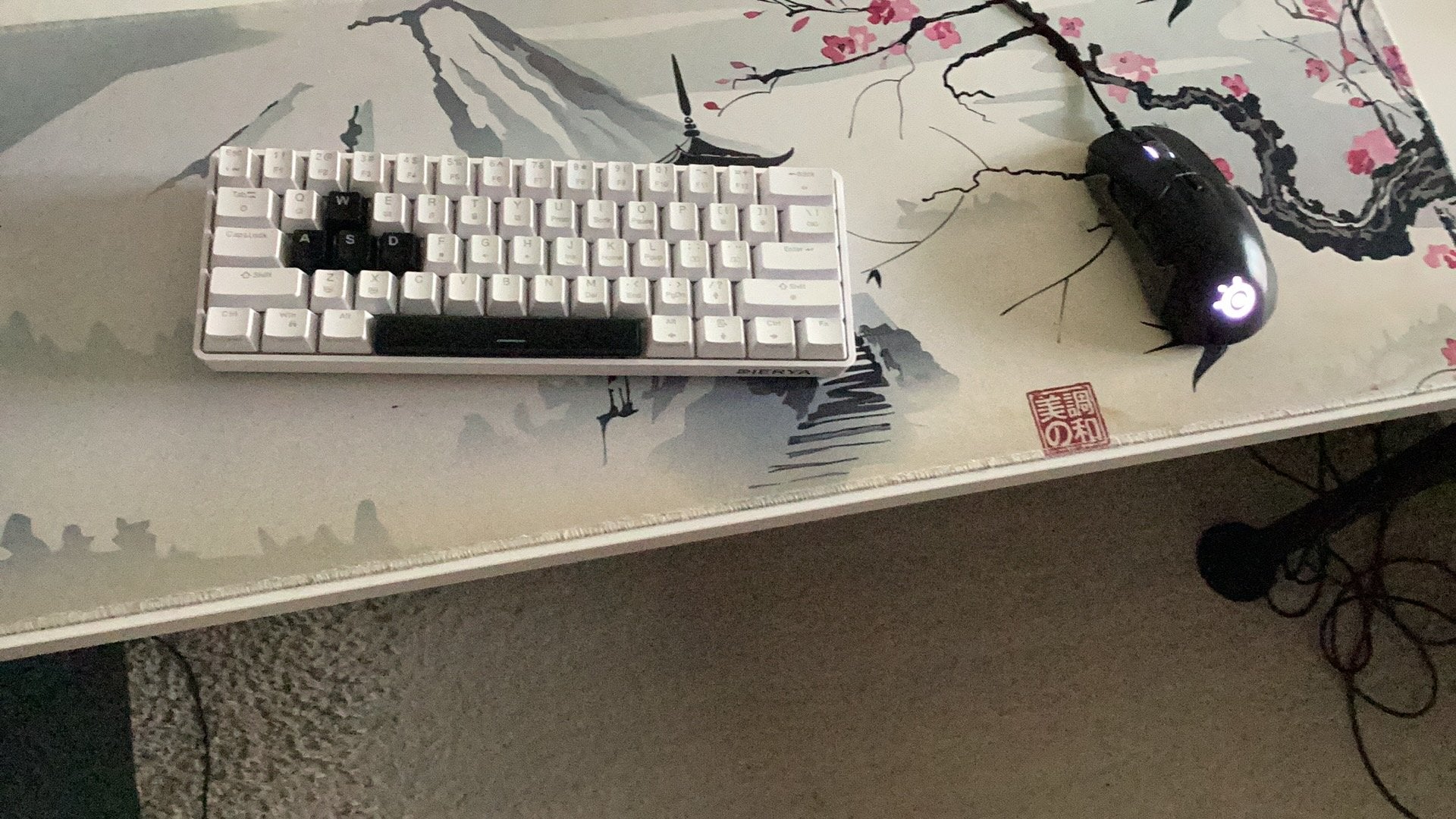 Dierya 61 mechanical keyboard met rivals 310 muis als je wil, Toetsenbord en muis-set, Nieuw, Ophalen of Verzenden, Qwerty