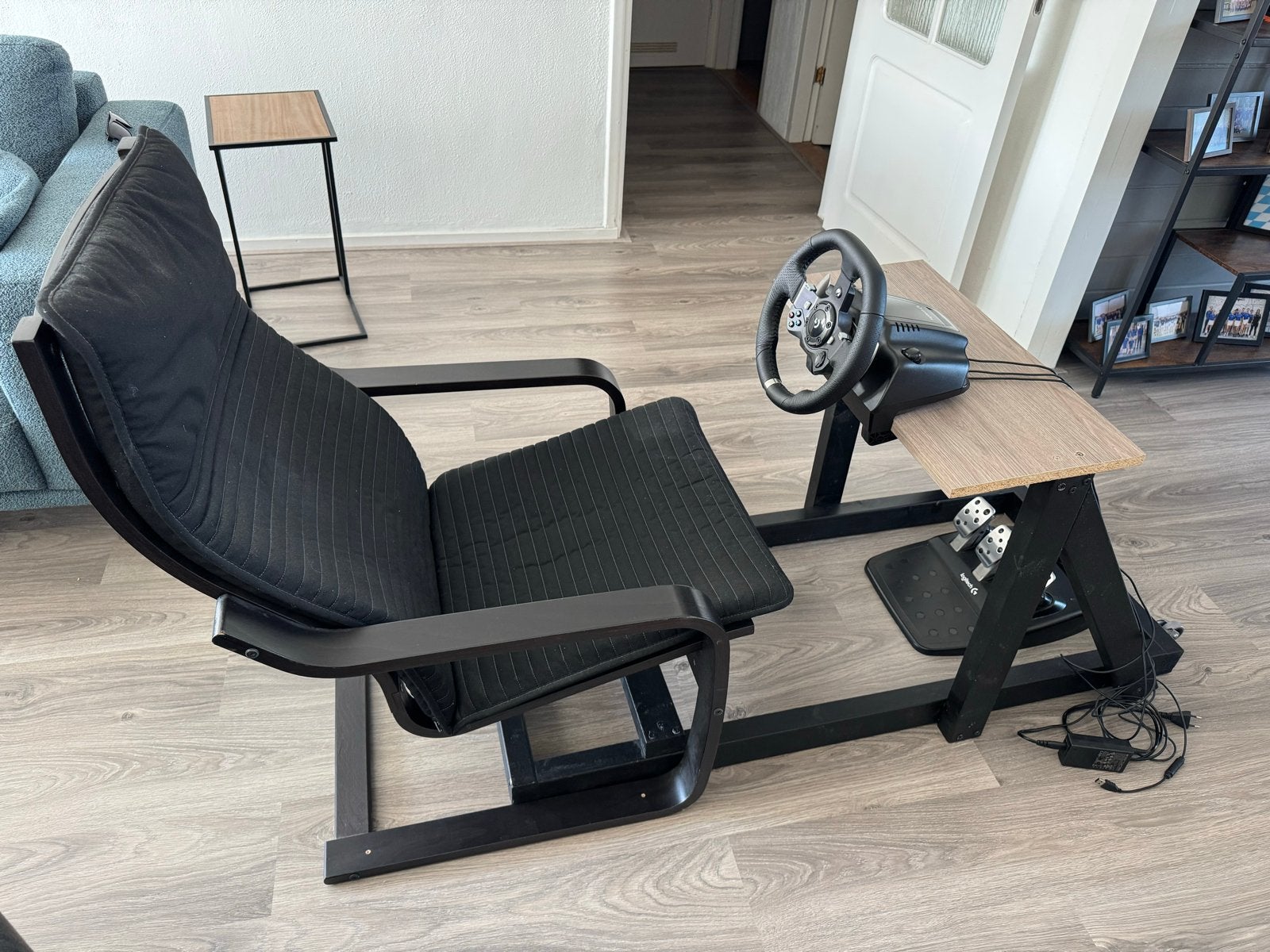 Complete Houten Race Simulator met Comfortabele Ligstoel, Ophalen, Overige merken, Gebruikt