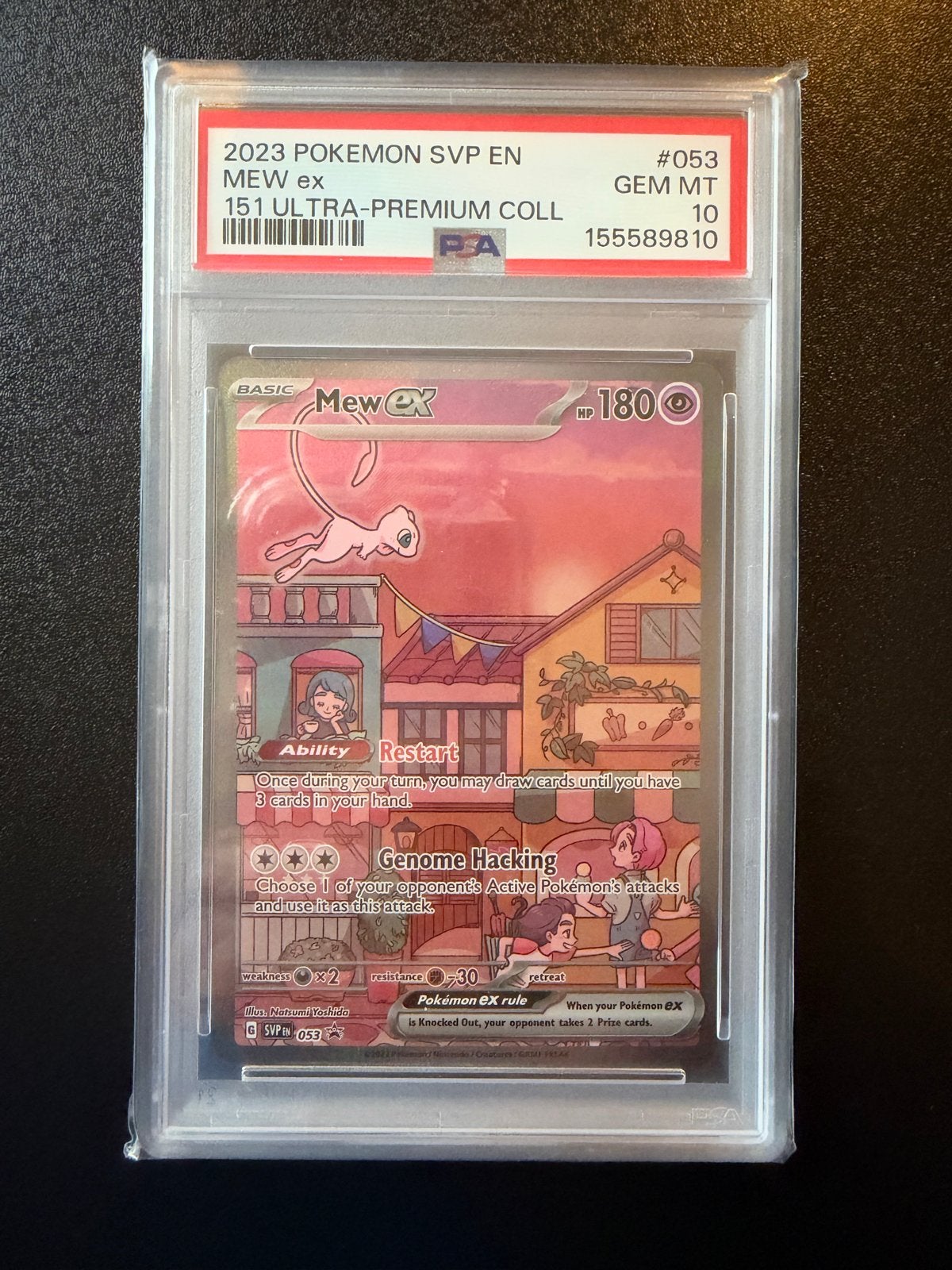 Mew ex 151 Ultra-Premium Collection PSA 10 GEM MT, Ophalen of Verzenden, Nieuw, Losse kaart