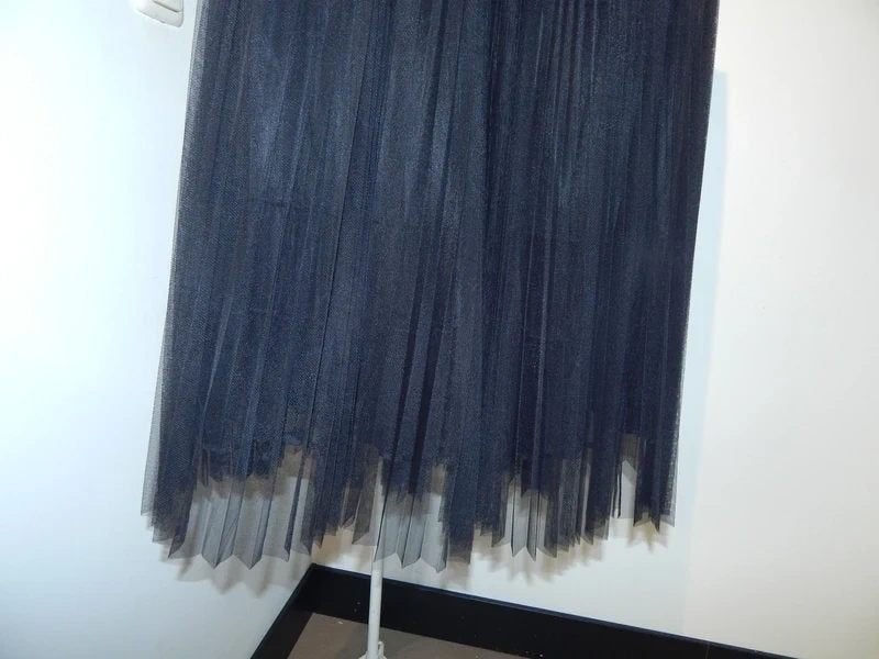 Marccain zwarte uitlopende tulle rok elastische taille N4/40, Maat 38/40 (M), Verzenden, Zwart, Zo goed als nieuw