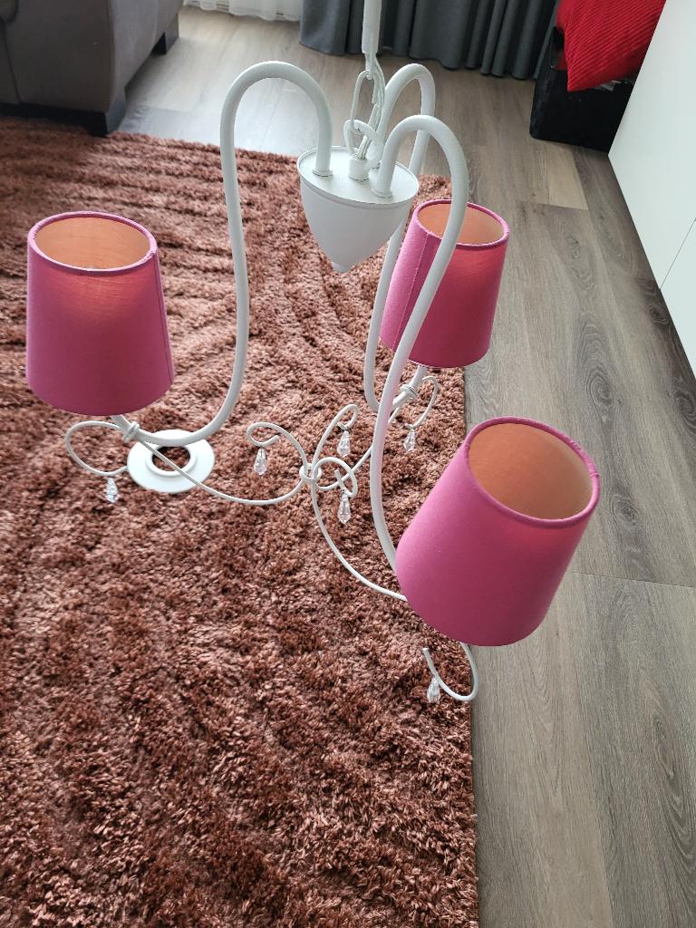 Roze kinderlamp, Ophalen, Gebruikt