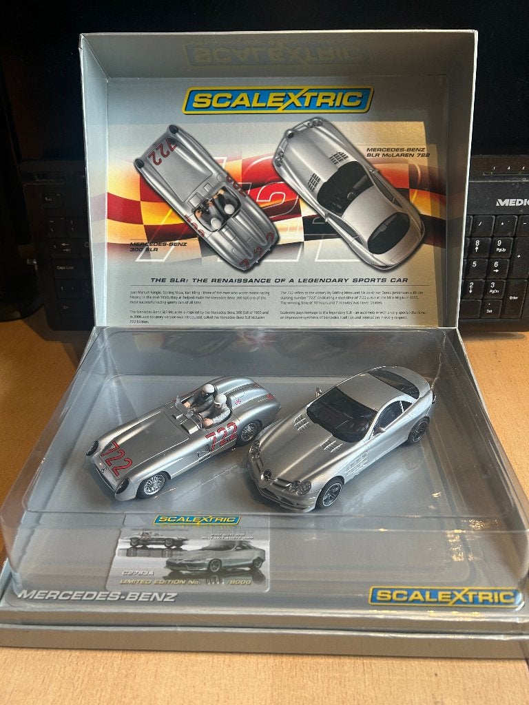 Slotcar set : Scalextric C2783A Mercedes 1955 Mille Miglia, Ophalen of Verzenden, Gebruikt, Elektrisch, Overige merken