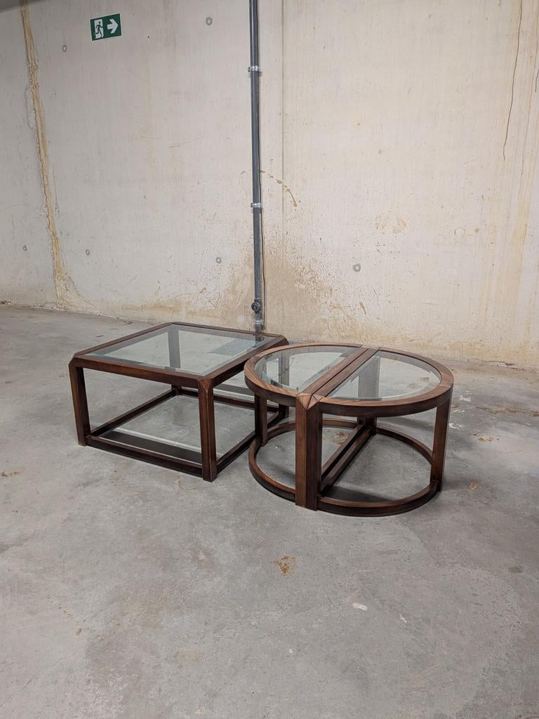 Vintage mid-century salontafels, Ophalen of Verzenden, 50 tot 100 cm, 50 tot 100 cm, Minder dan 50 cm