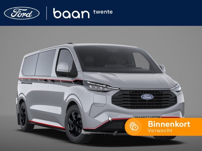 Ford Transit Custom 320 2.5 PHEV L2H1 Grey Platinum Dubbel C