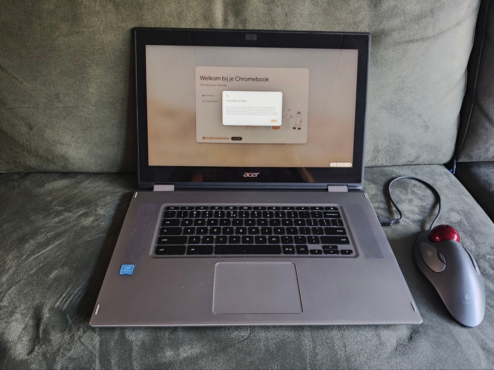 Acer Chromebook Spin 15 - Flip, Ophalen, 4 GB of minder, 15 inch, Qwerty
