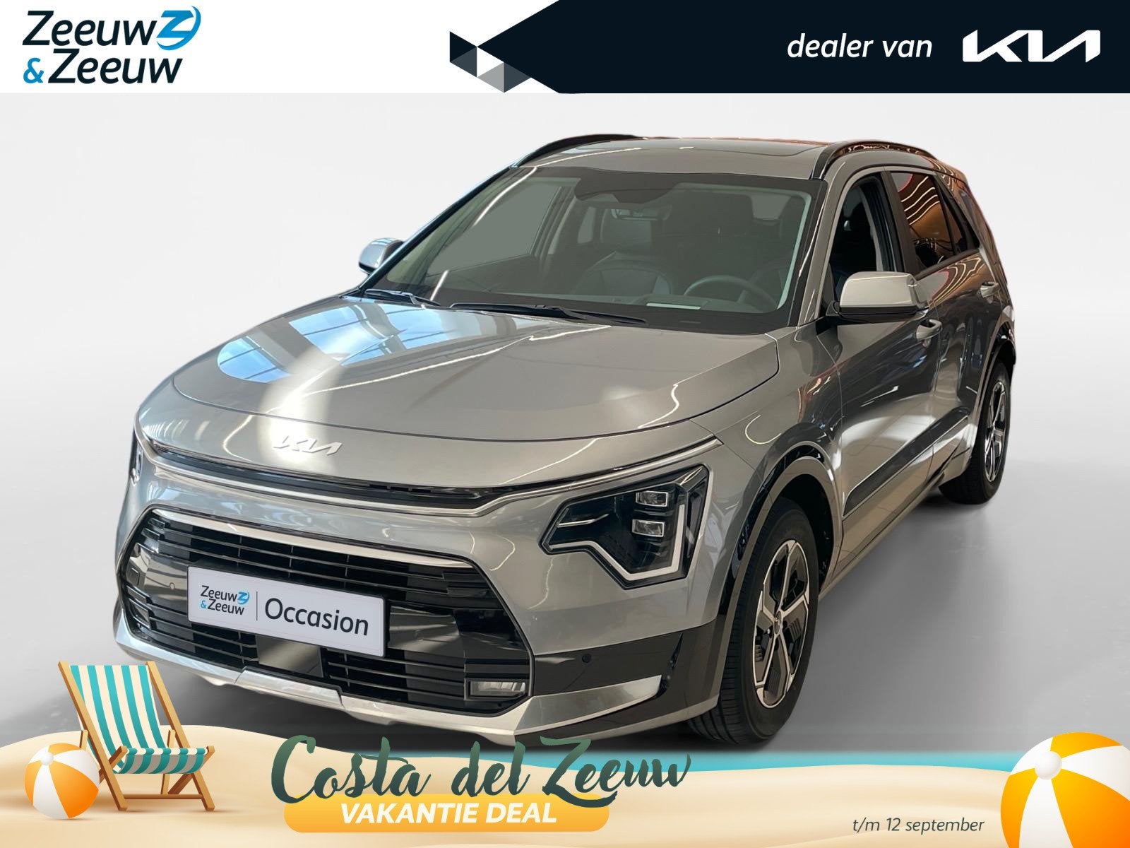 Kia Niro 1.6 GDi Hybrid DynamicPlusLine | Airco | Navi | Cam, Auto's, Kia, 137 pk, Euro 6, 1110 kg, Origineel Nederlands