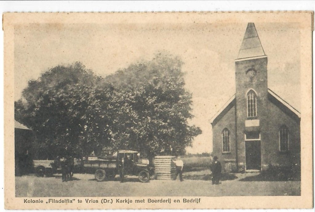 Vries - Kolonie "Filadelfia" (2), Verzenden, Voor 1920, Ongelopen, Drenthe
