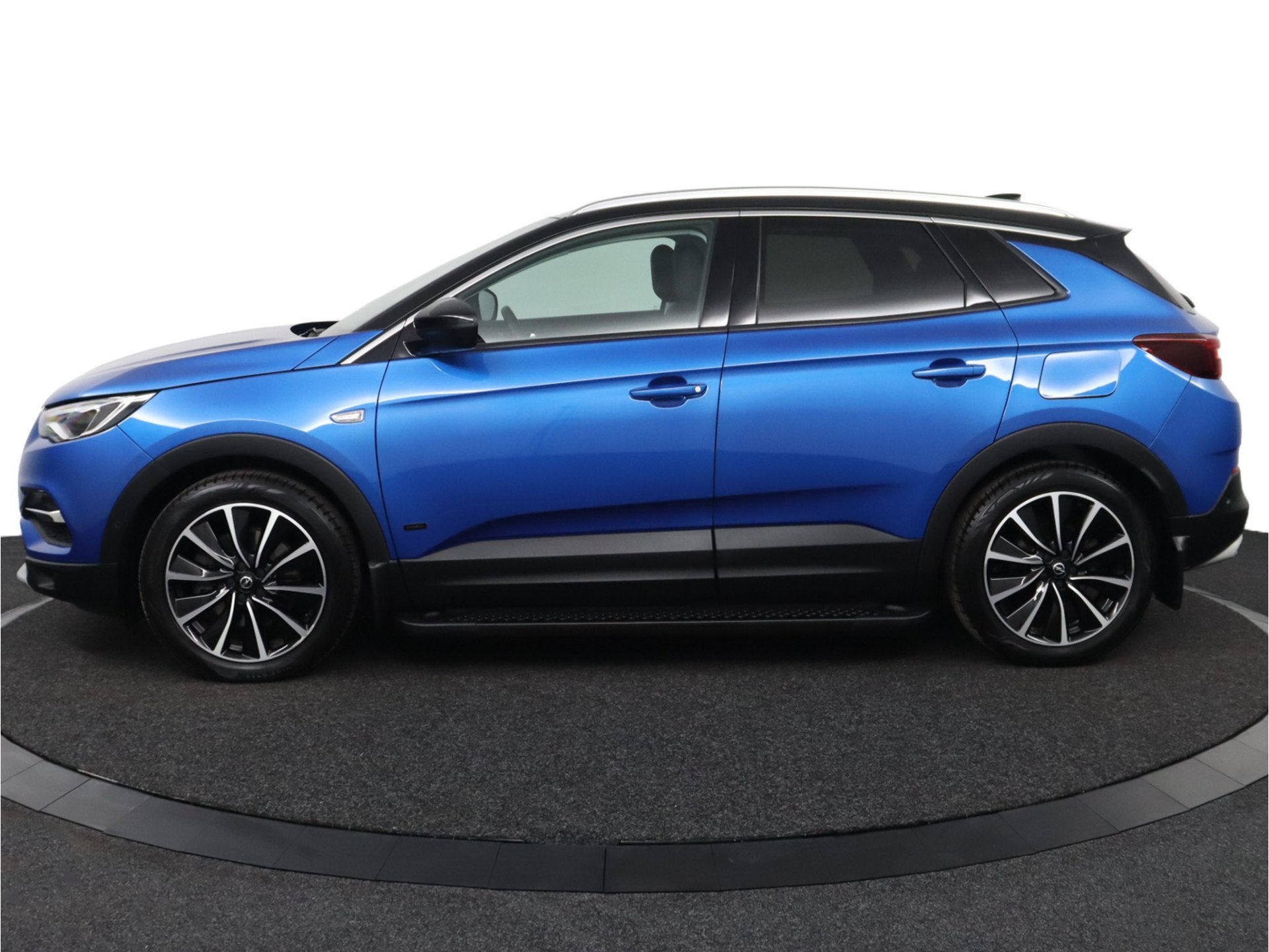 Opel Grandland X 1.6 Turbo 225PK Hybrid Elegance | Trekhaak, Auto's, Dealer onderhouden, 4 cilinders, Blauw, Bedrijf