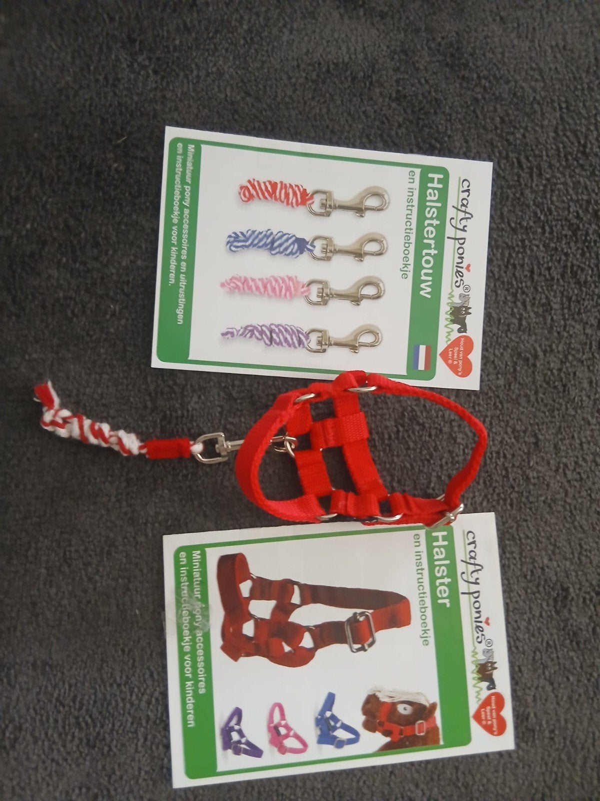 Crafty pony rode set- halster en touw, deken en bandages, Ophalen of Verzenden, Zo goed als nieuw