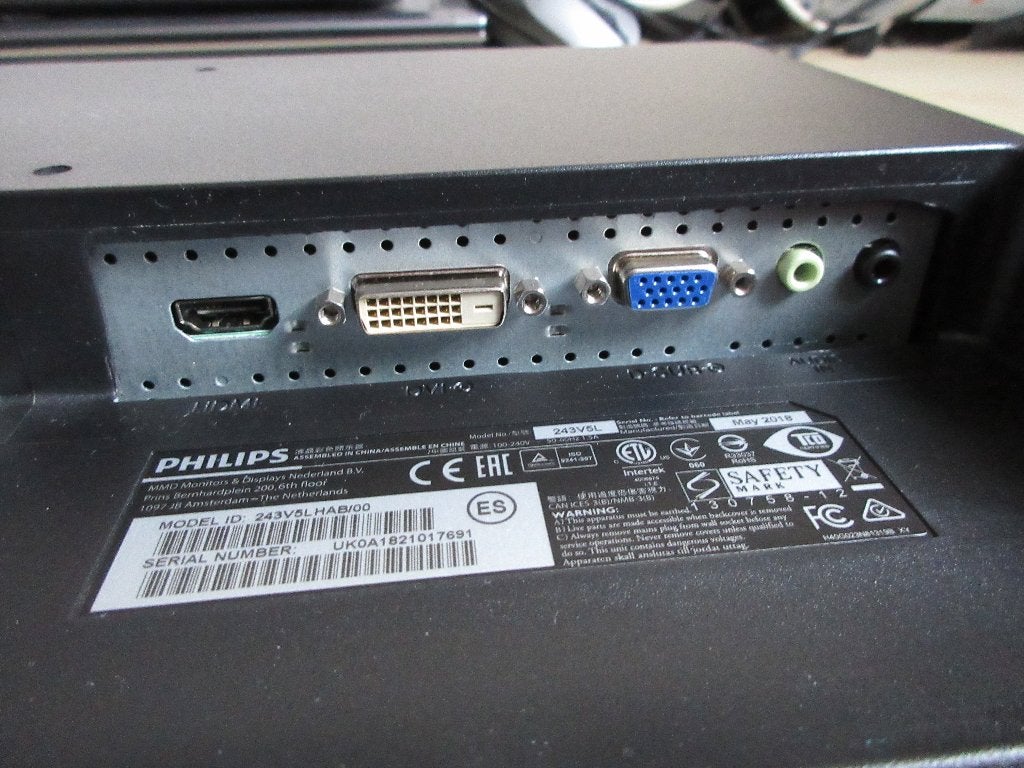 Foto 8 van Philips 24” Full HD LED Monitor 243V5LHAB/00 – HDMI/DVI/VGA