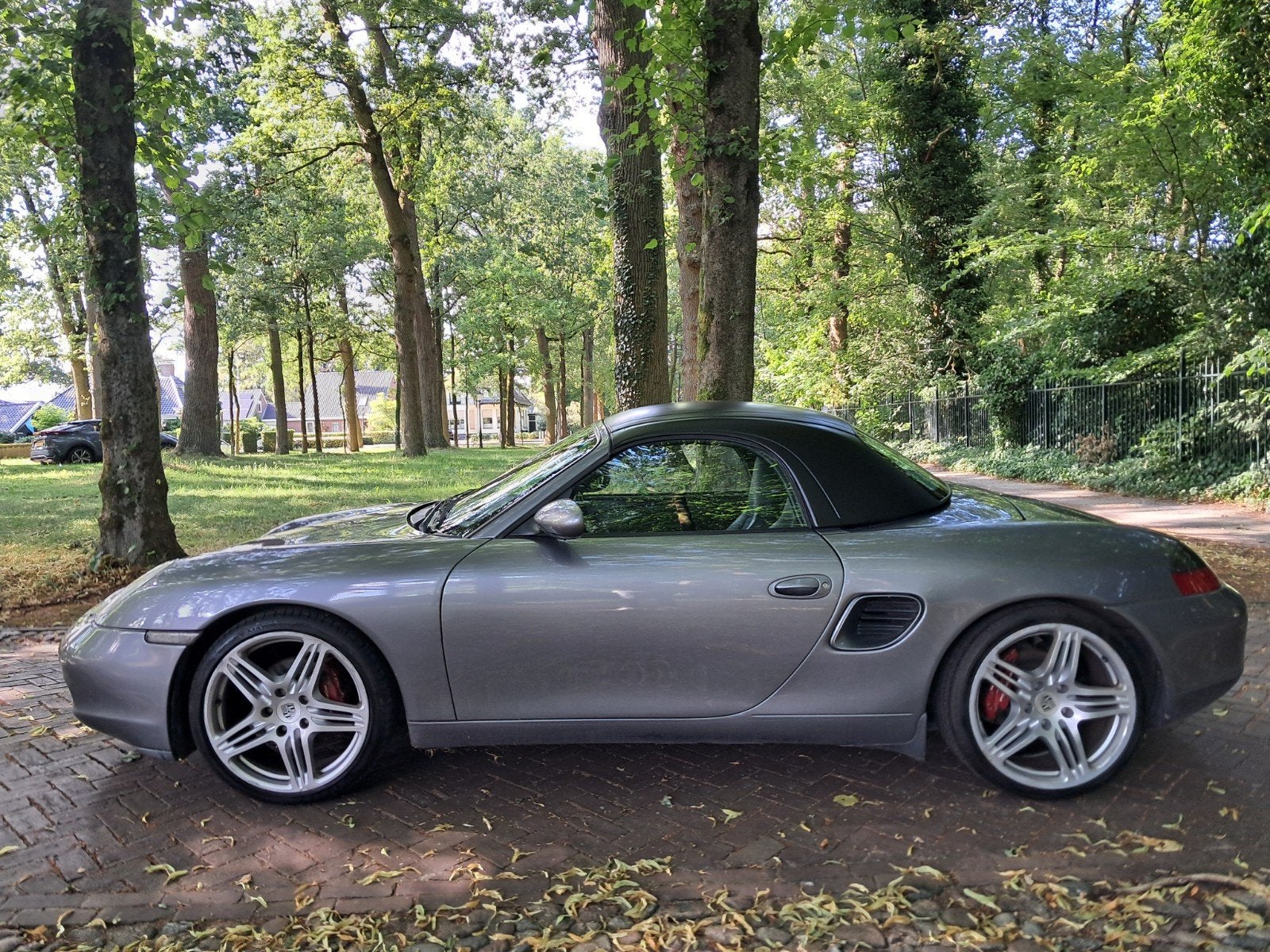 Porsche Boxster 2.7 2001 Grijs, Auto's, Porsche, Achterwielaandrijving, 10 km/l, Handgeschakeld, 6 cilinders