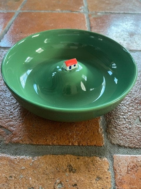 MoMA La Maison Inondée Bowl groen – Patrick Martinez – nieuw, Porselein of Keramiek, Schaal, Rond, Nieuw