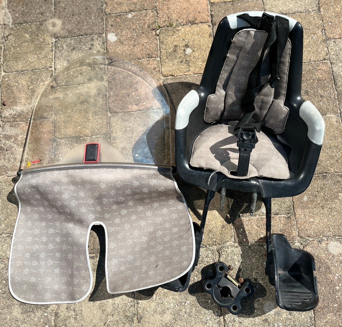 BOBIKE voor voorzitje fietsstoel windscherm scherm mini, Ophalen, 0 t/m 18 kg, Voorzitje, Gebruikt