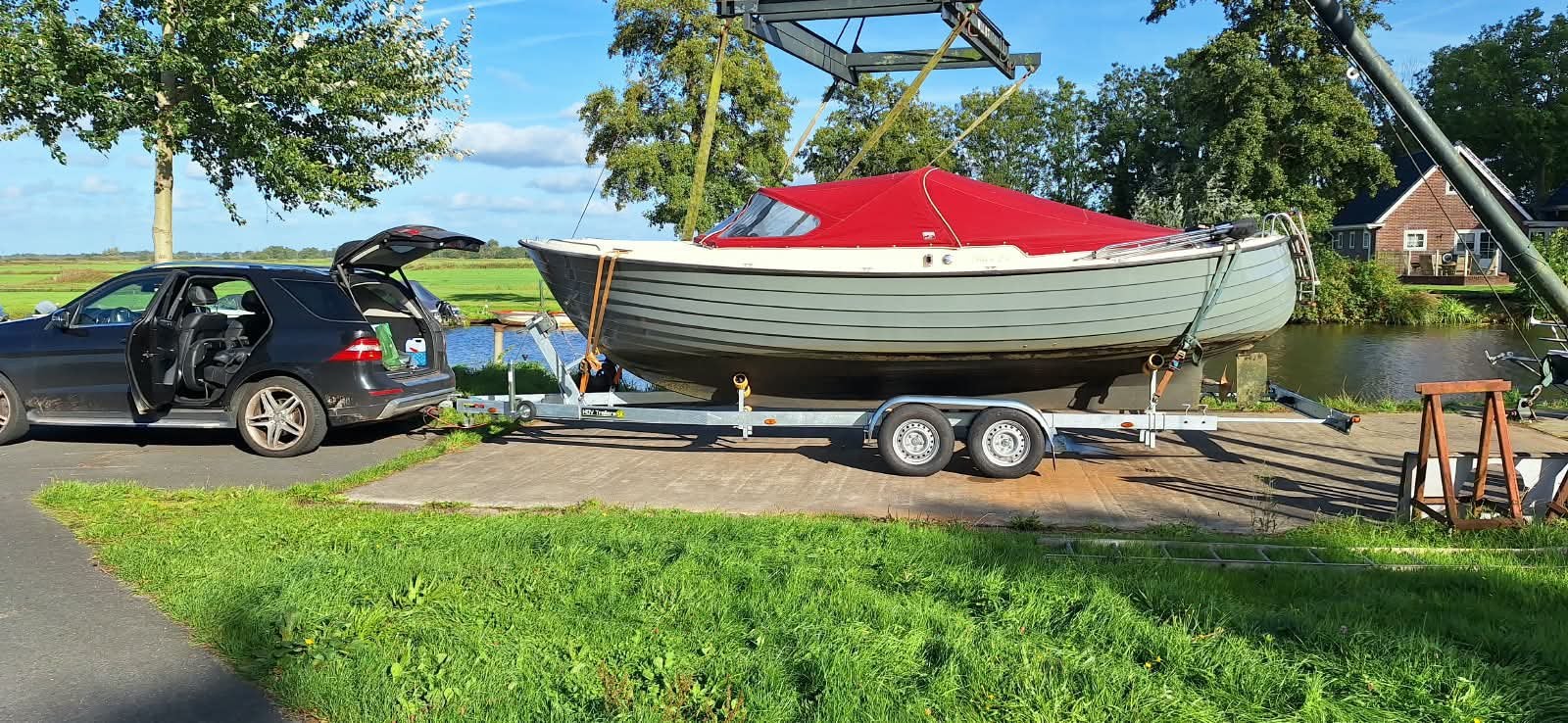 ✅ TE HUUR Boottrailer, Trailer Boottransport Rent A Trailer, Ophalen of Verzenden, Nieuw, Overige typen