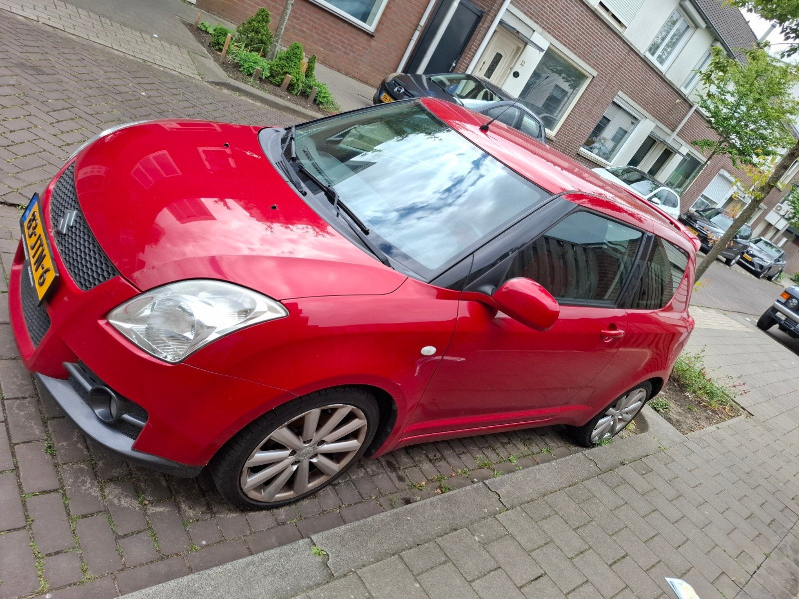 Suzuki Swift 1.6 3D Sport 2008 Rood, Auto's, Voorwielaandrijving, 1005 kg, 125 pk, 40 €/maand