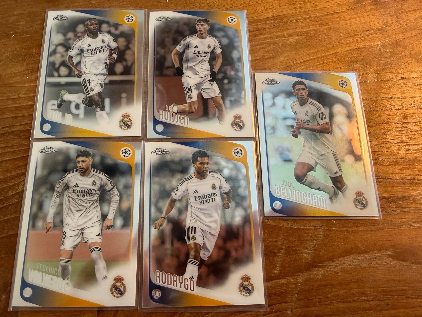 Topps UEFA Champions League Voetbal Kaarten Real Madrid Lot, Verzamelen, Verzenden, Zo goed als nieuw, Buitenlandse clubs, Spelerskaart