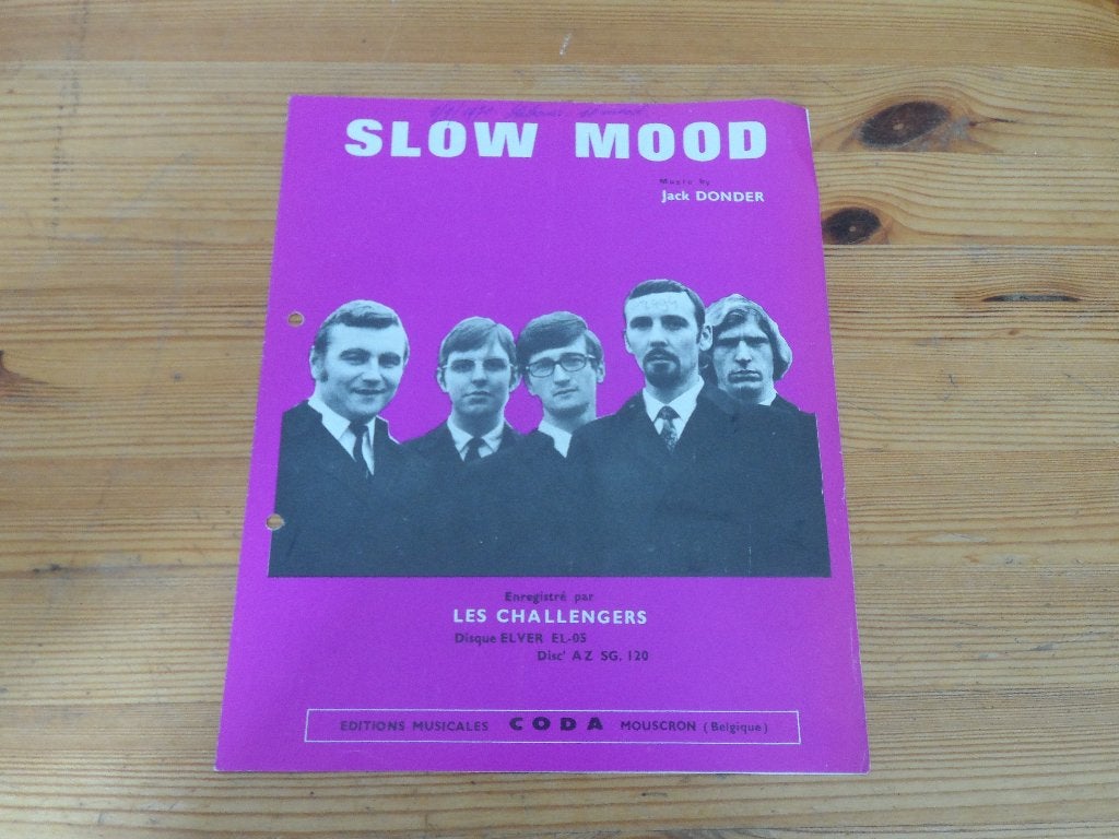 Slow mood - jack donder - les challengers, Gebruikt, Gitaar, Ophalen of Verzenden, Artiest of Componist