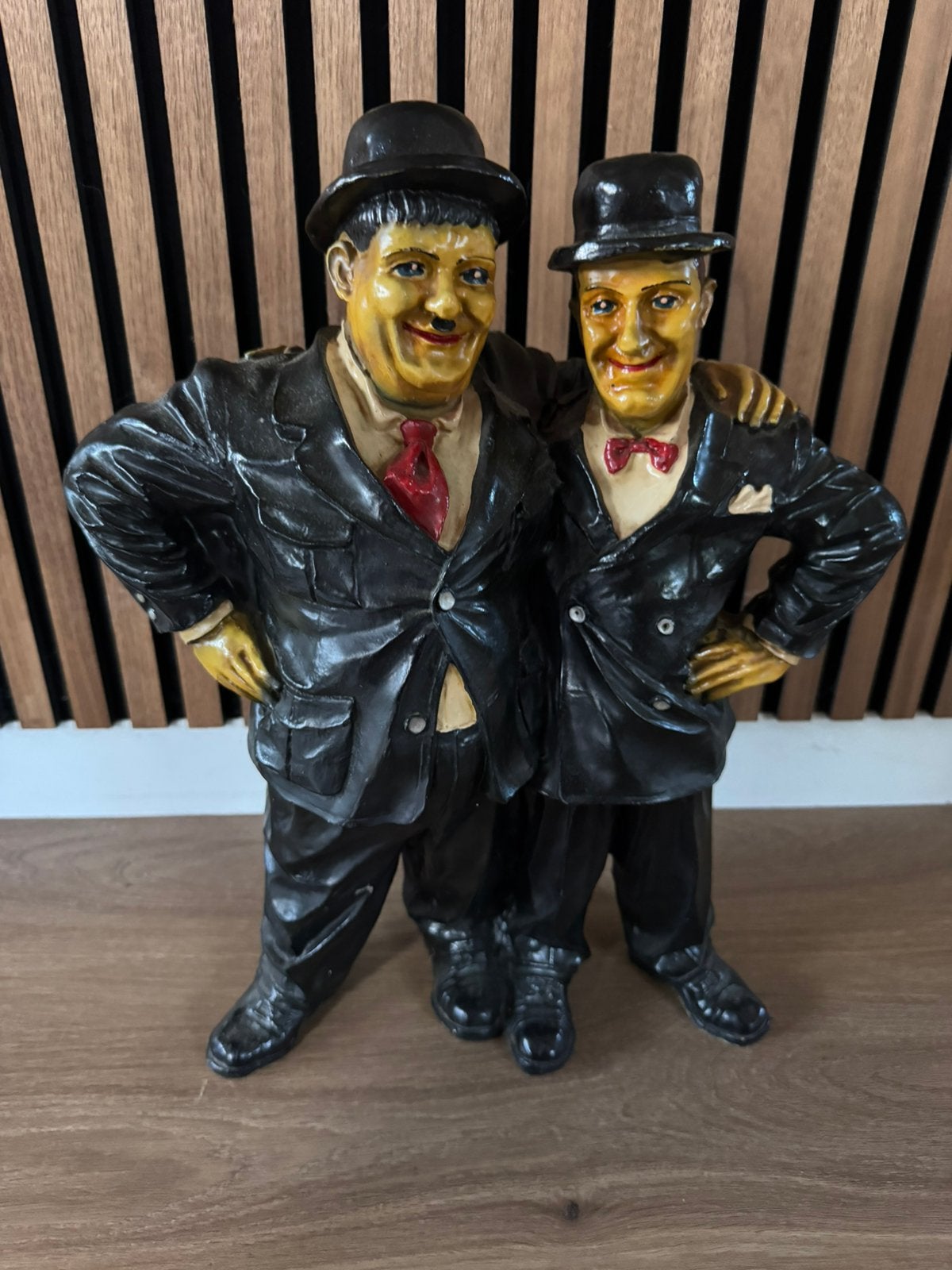 Groot Laurel & Hardy Beeld (De Dikke en de Dunne) – 50 cm, Ophalen of Verzenden, Zo goed als nieuw