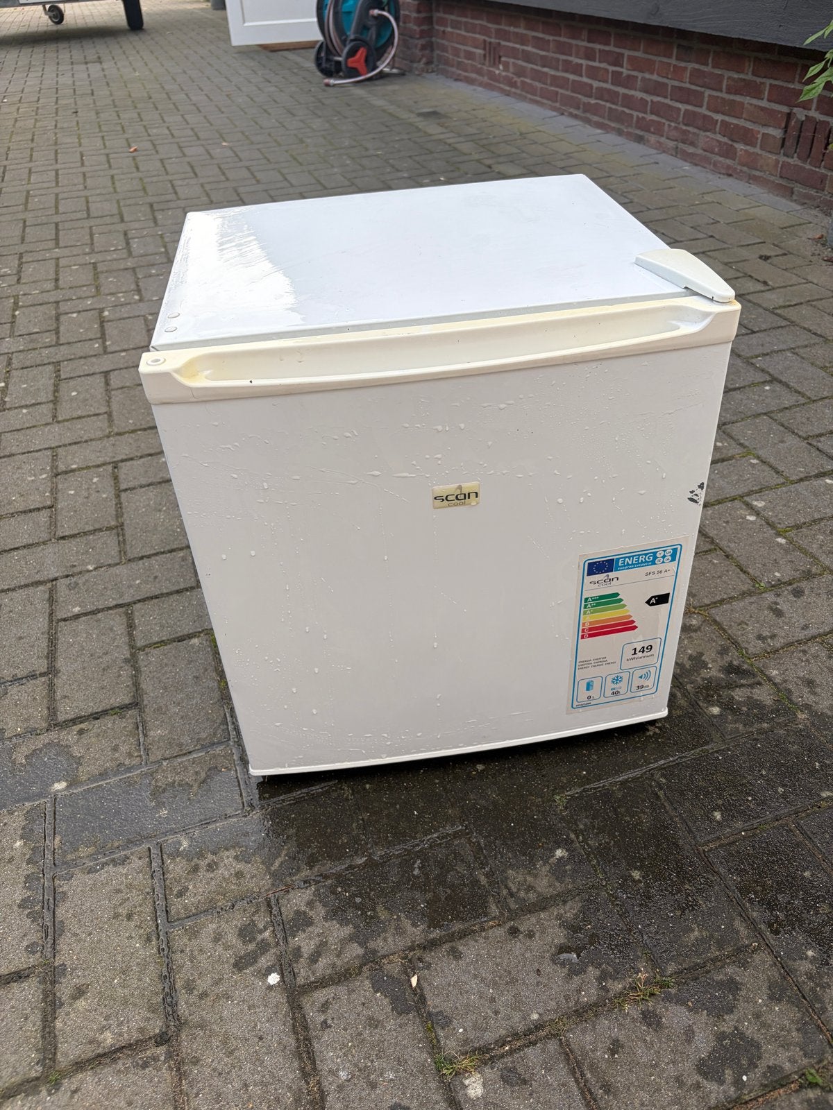Scancool SFS 56 A+ mini vriezer - Zo goed als nieuw, Witgoed en Apparatuur, Minder dan 85 cm, Minder dan 60 cm, Zo goed als nieuw