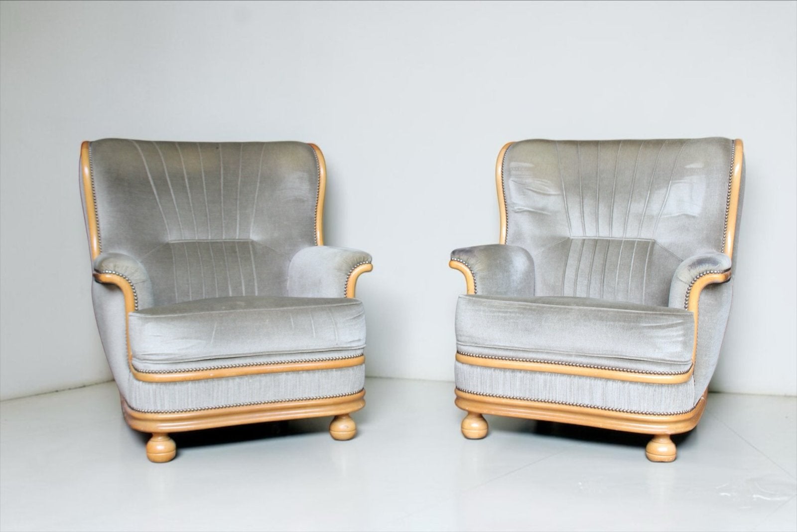 2 antieke fauteuils - Bieden, Ophalen