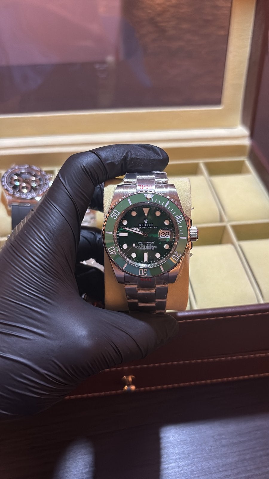 Rolex submariner hulk (1 jaar garantie), Sieraden, Tassen en Uiterlijk, Staal, Rolex, Polshorloge, Nieuw
