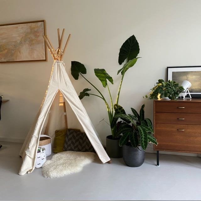 Vilac Tipi Wigwam Ecru Canvas - Speeltent, Kinderen en Baby's, Speelgoed | Speeltenten, Ophalen, Zo goed als nieuw