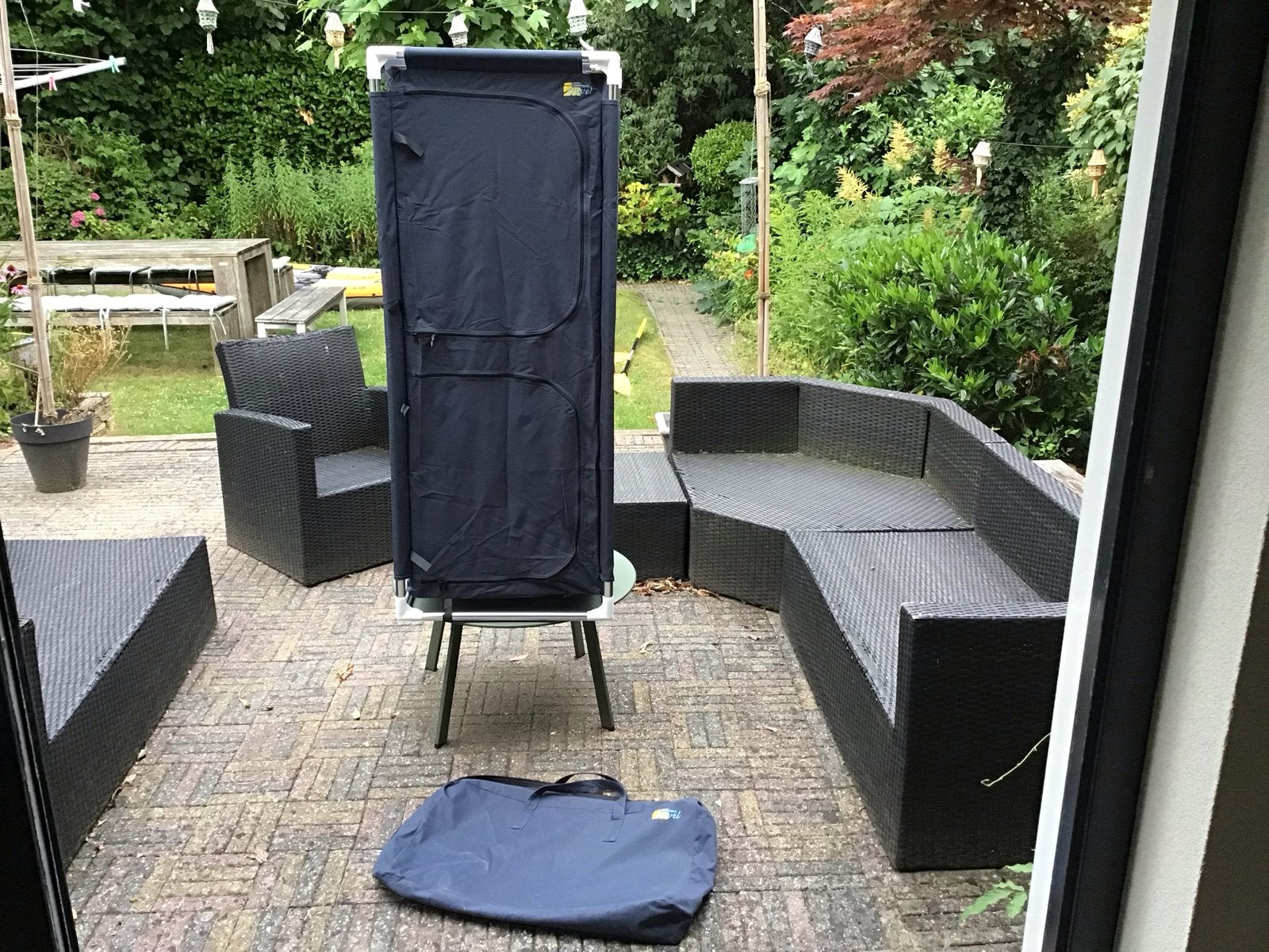 Opvouwbare campingkast met 4 vakken van Campart, Ophalen, Gebruikt