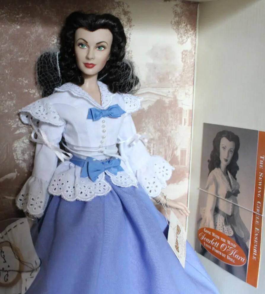 Gezocht; Scarlett uit Gone with the wind Franklin mint, Verzamelen, Poppen, Ophalen of Verzenden, Pop