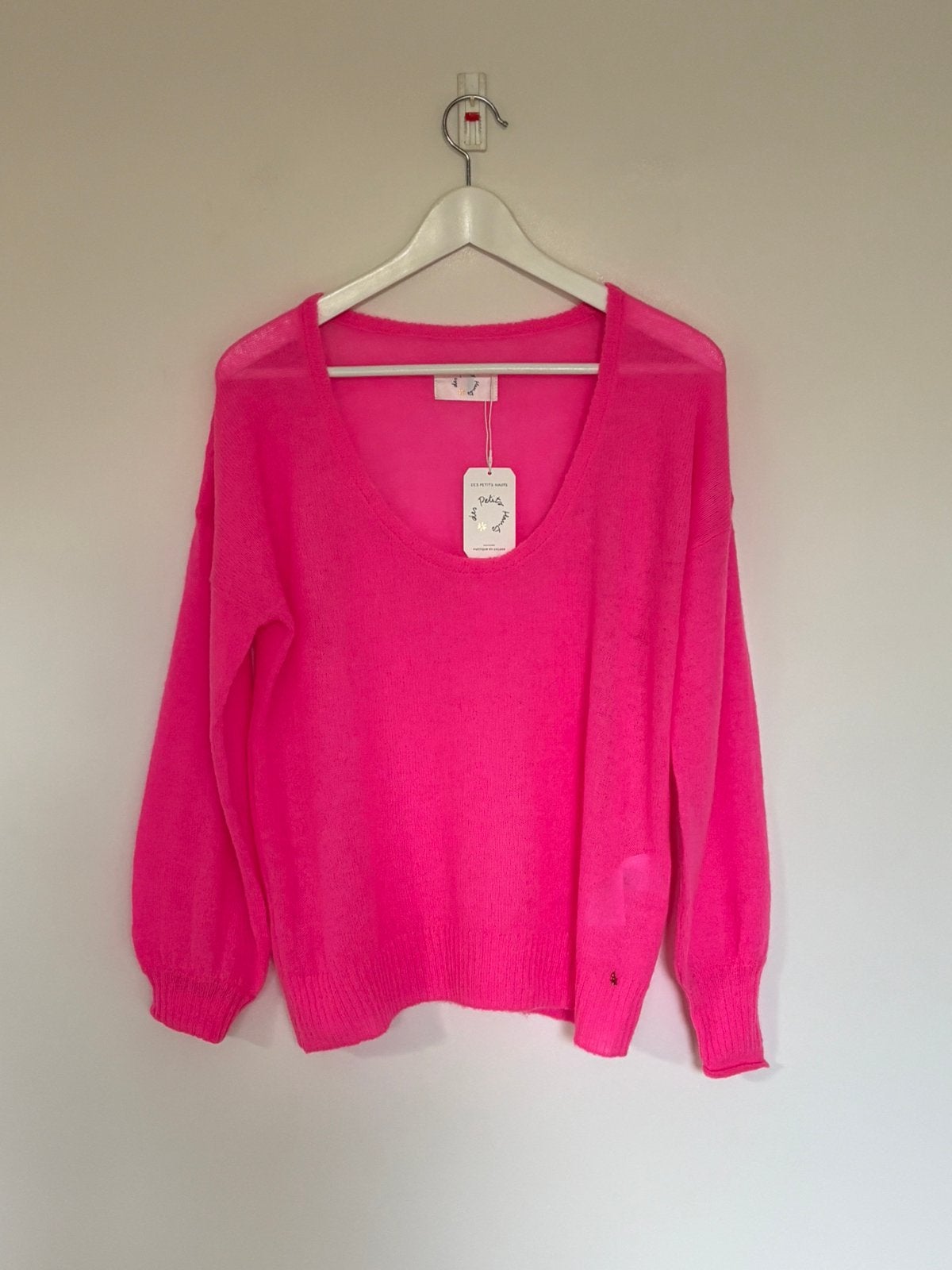 Dez petits hauts alpaca-wil trui 36, Ophalen of Verzenden, Zo goed als nieuw, Maat 36 (S), Roze