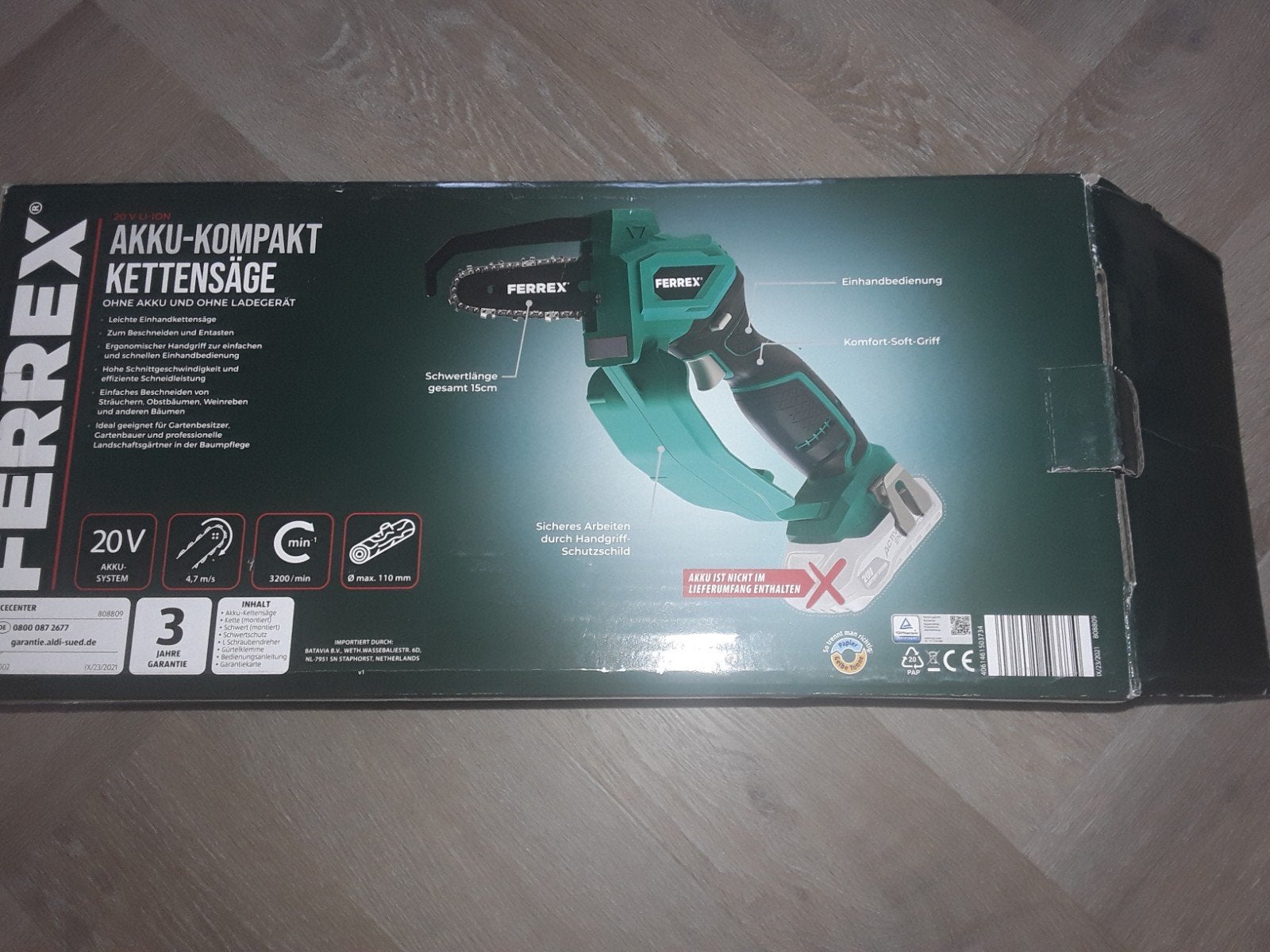 Ferrex Accu-Compact Kettingzaag - Nieuw in doos, Ferrex, 70 mm of meer, Kettingzaag, Nieuw