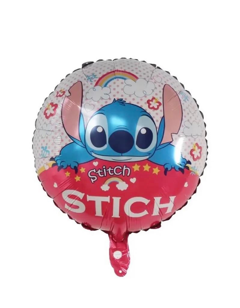 Stitch folie ballon rond 45cm, Hobby en Vrije tijd, Feestartikelen, Ophalen of Verzenden, Nieuw, Versiering, Verjaardag