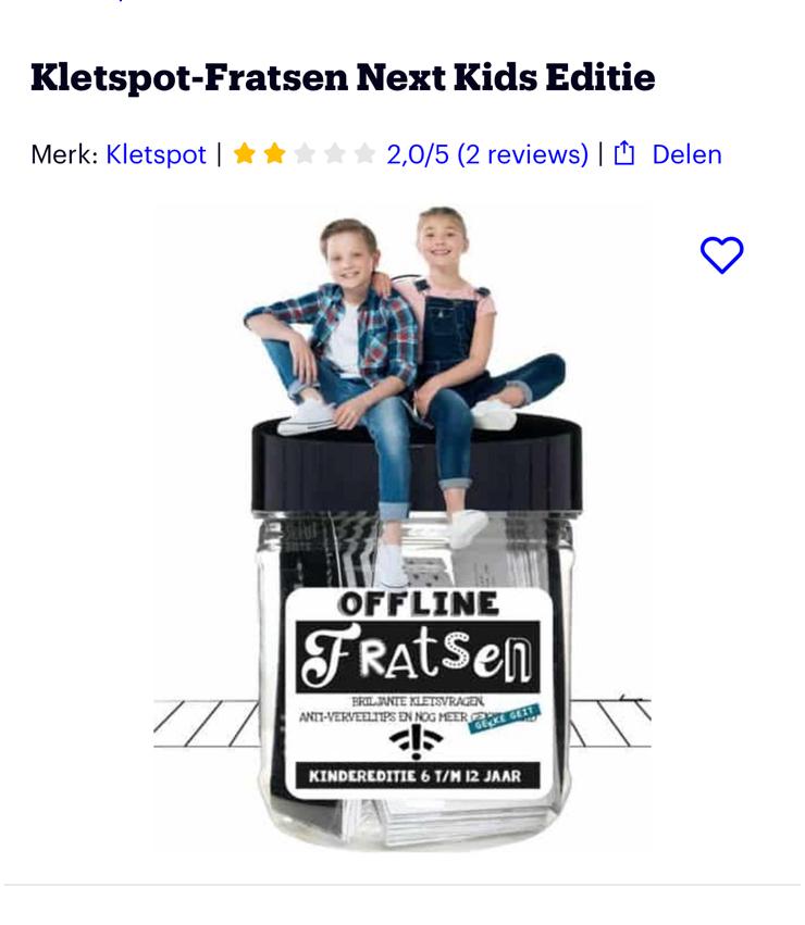 Kletspot fratsen, Hobby en Vrije tijd, Gezelschapsspellen | Kaartspellen, Ophalen of Verzenden, Nieuw