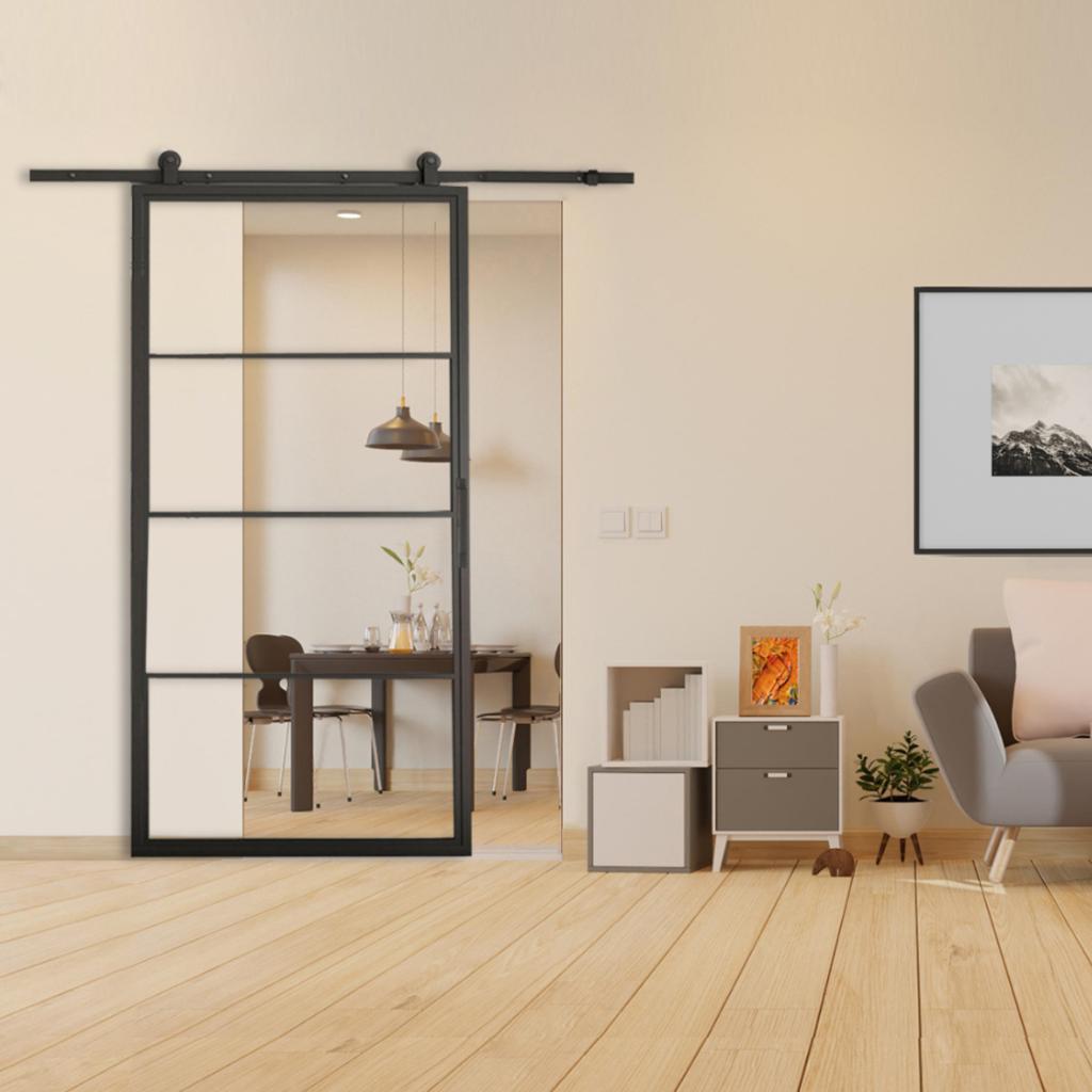 Schuifdeur staal | stalen schuifdeur | stalen deur | deur, Ophalen, 80 tot 100 cm, 215 cm of meer, Binnendeur