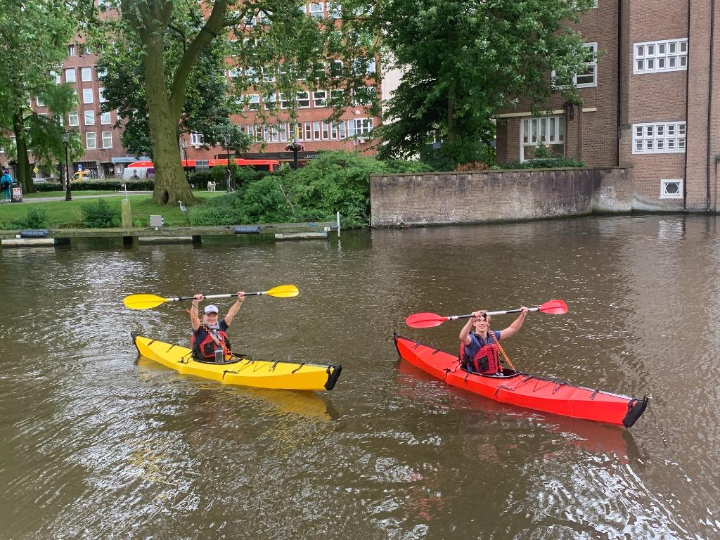 NAZOMERdeal Vouwkayak ROOD, WIT OF GEEL (in prijs verlaagd!), Watersport en Boten, Ophalen, Nieuw, 1-persoons