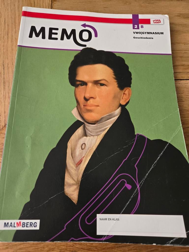 Memo Geschiedenis VWO Gymnasium 2B, Boeken, Schoolboeken, Ophalen of Verzenden, Gelezen, VWO, Geschiedenis