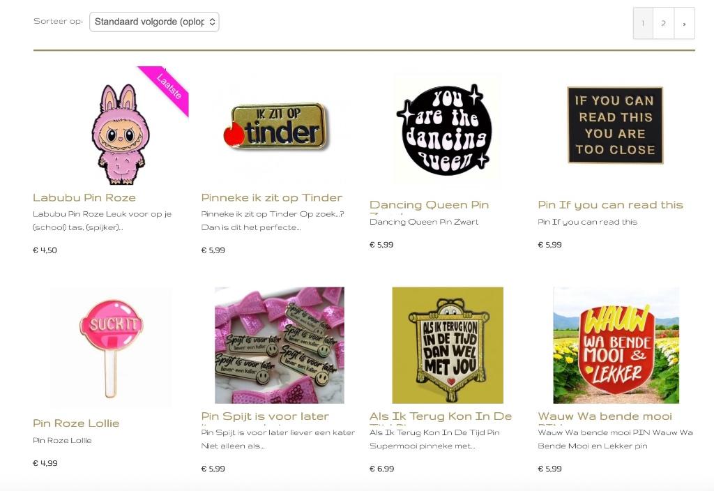 Pins en Emblemen voor Carnaval in Brabant en Oeteldonk, Maat 38/40 (M), Carnaval, Verzenden, Nieuw