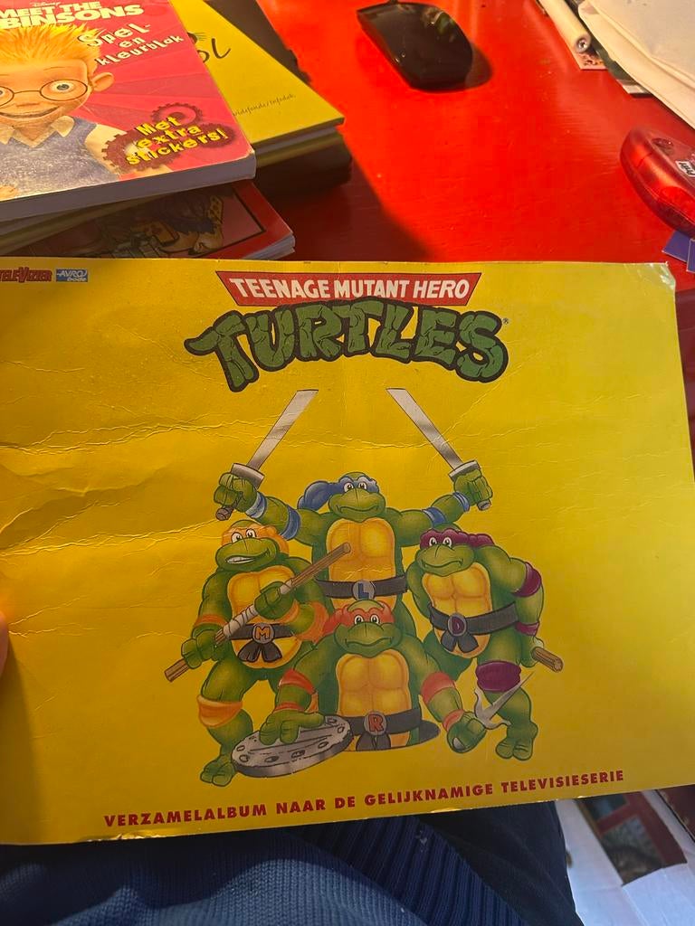 Teenage Mutant Hero Turtles Verzamelalbum 1989, Ophalen of Verzenden, Gebruikt, Tv, Overige typen