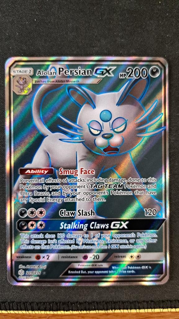 Alolan Persian Gx Cosmic Eclipse CEC 219 Pokémon, Verzenden, Nieuw, Losse kaart, Foil