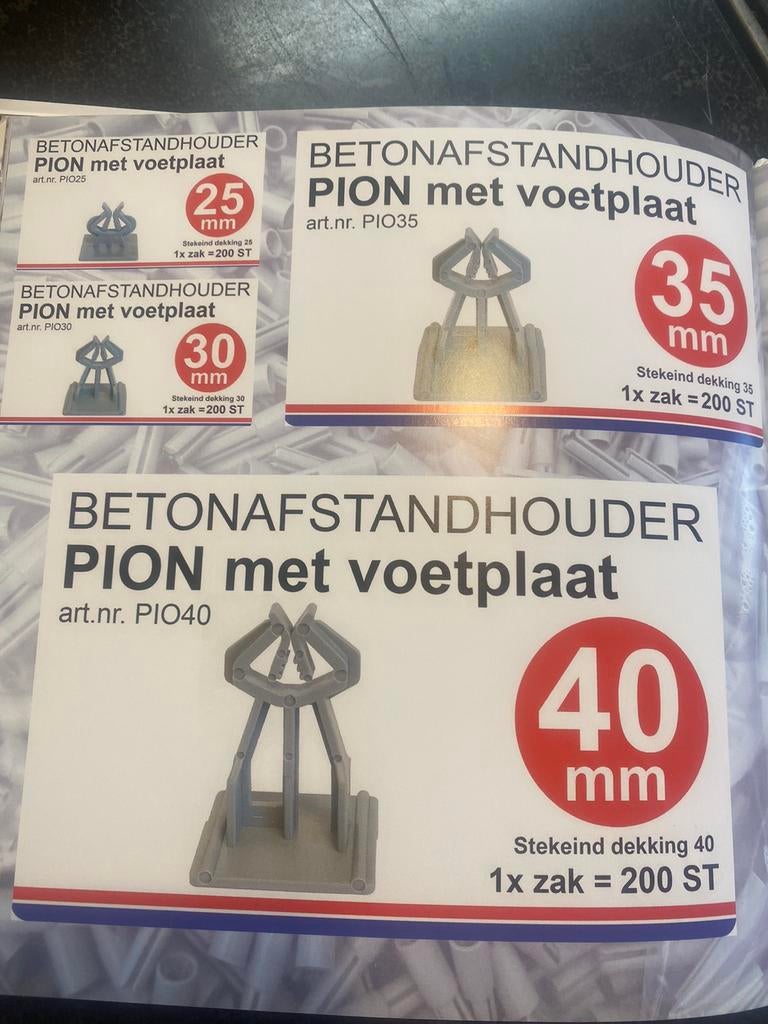 BETONAFSTANDHOUDERS PRODUCTIE IN NEDERLAND VOOR BOUWCHEAP