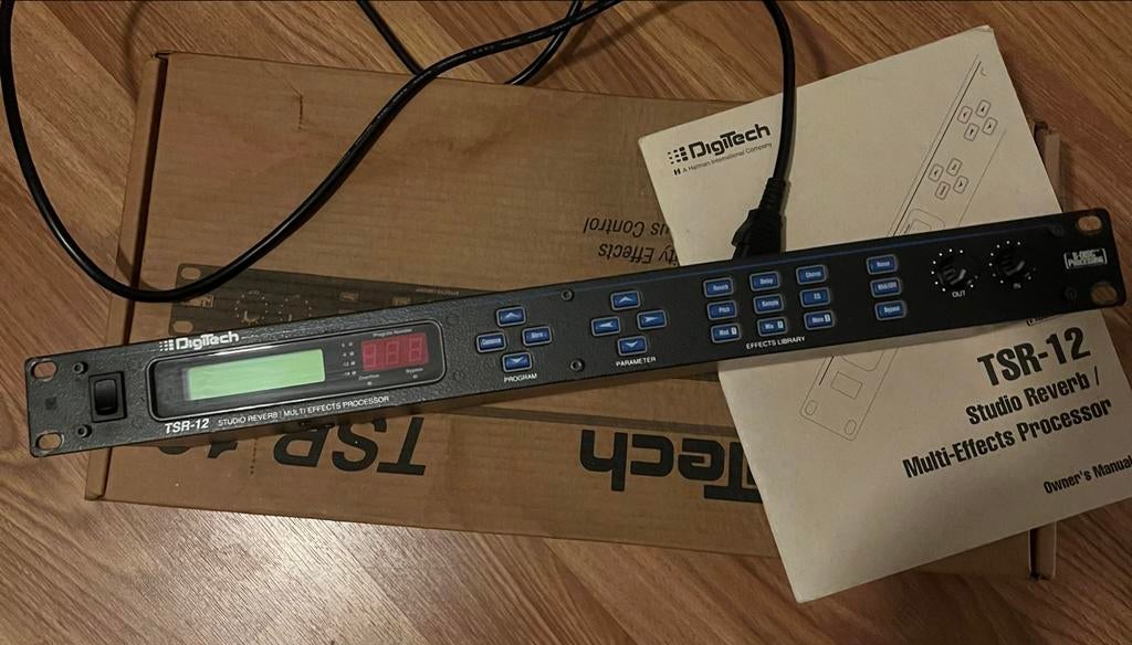 Digitech TSR-12 Studio Reverb/Multi-Effects Processor, Ophalen of Verzenden, Gebruikt, Multi-effect