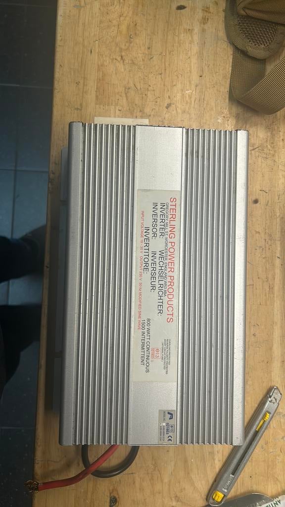 24VDC -230VAC blok sinus omvormer, Ophalen of Verzenden