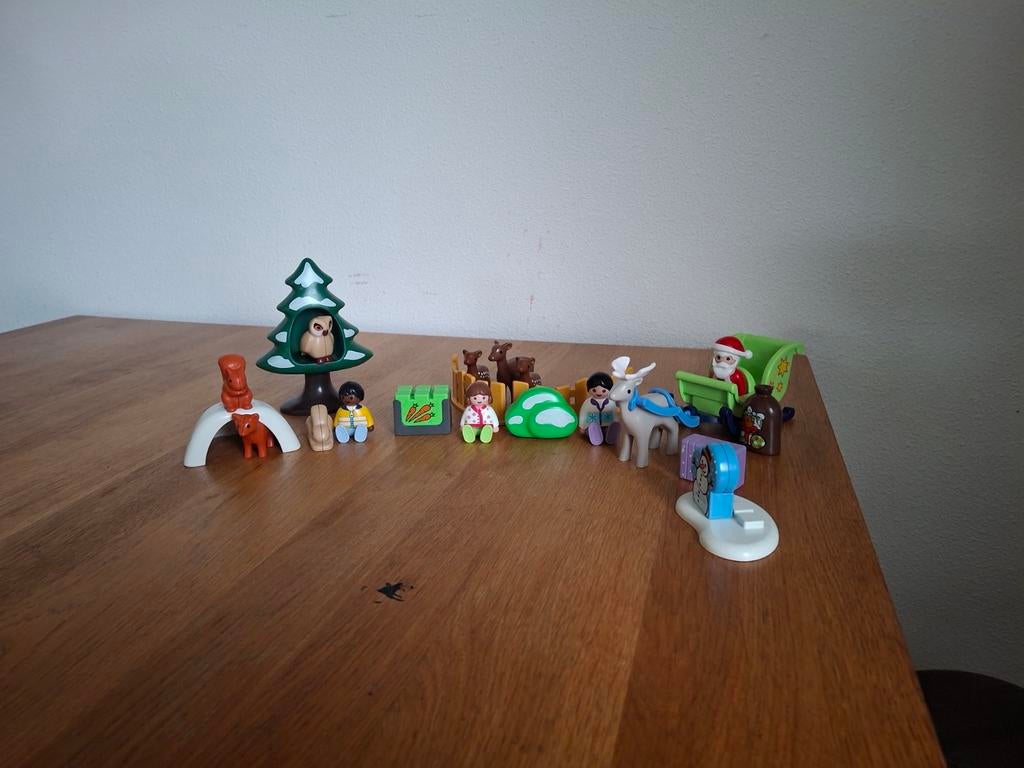 Playmobil 123 Kerstman Set, Kinderen en Baby's, Speelgoed | Overig, Gebruikt, Jongen of Meisje, Ophalen of Verzenden